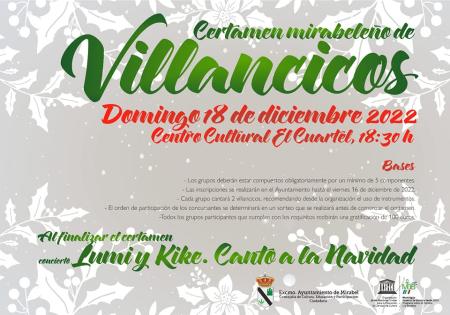 Imagen El próximo domingo 18 de diciembre vuelve el Certamen de Villancicos , será en el Centro Cultural 