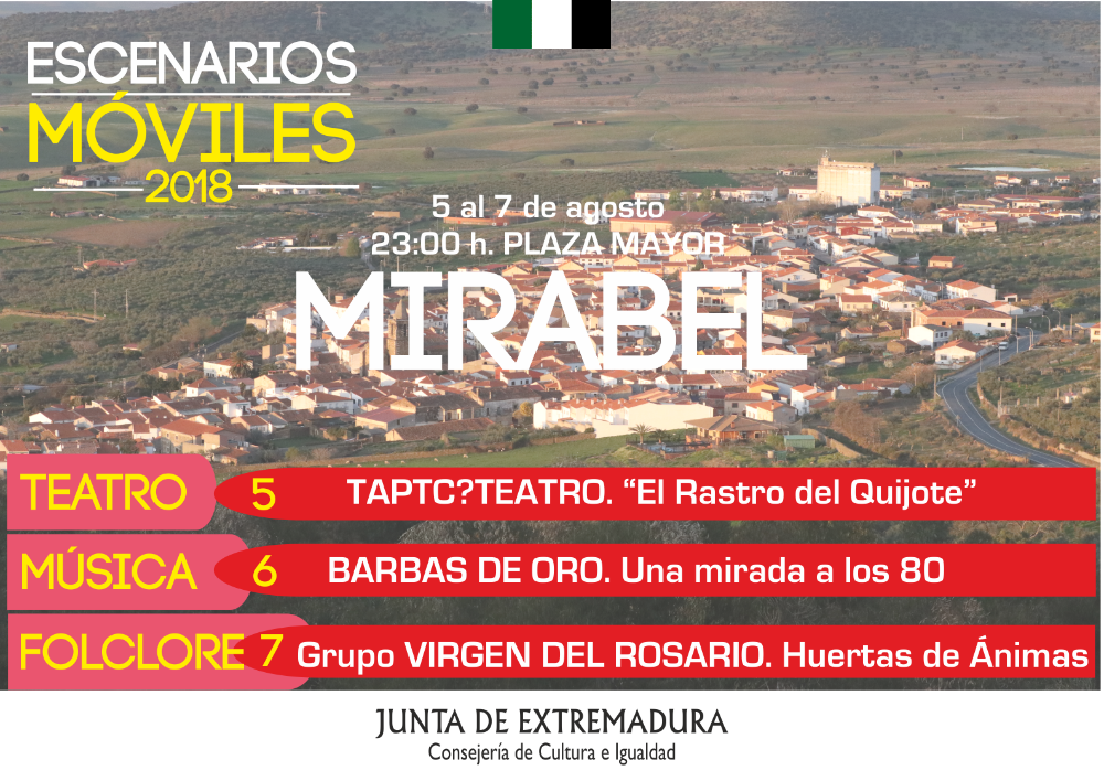 Imagen Los Escenarios Móviles de la Junta de Extremadura, en Mirabel
